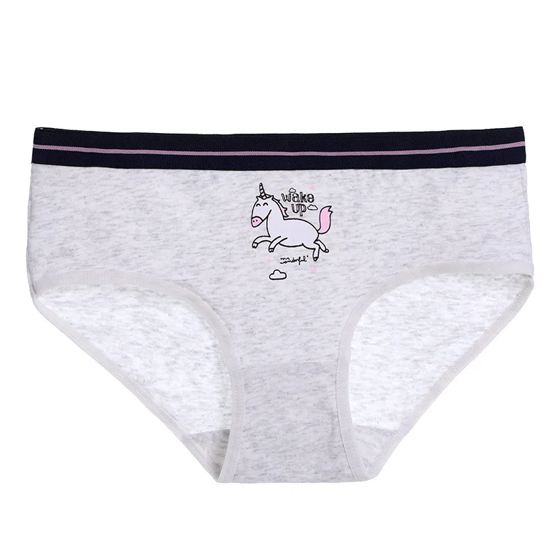 Cartoon Unicorn Panties Girls Cotton Underwear Kids Soft Breathable Briefs Teenage Girls Underwear Majtki Dziewczynka