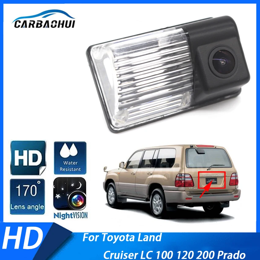 

Rear View Reversing Back up Parking Camera HD CCD Night Vision High quality RCA For Toyota Land Cruiser LC 100 120 200 Prado