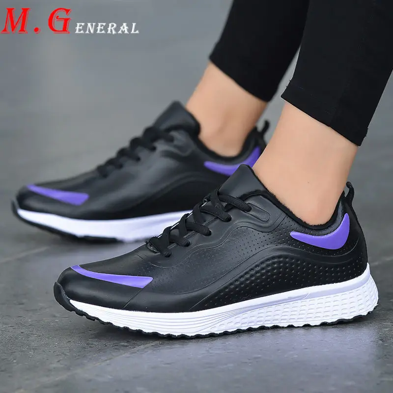 Кроссовки Спортивная женская кожаная обувь на платформе Женская спортивная 2020