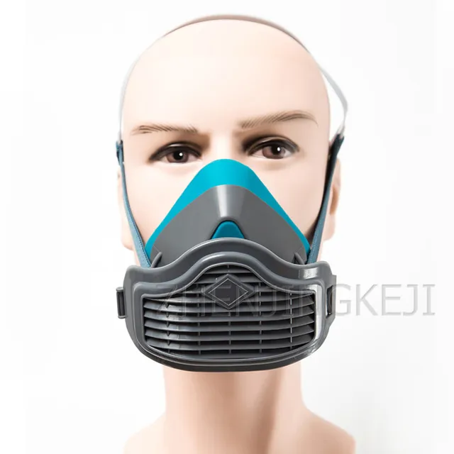 $12.96 Self-priming Filter Anti-particle Respirator Dustproof Silicone Carpentry Decoration Dust Mask Industry Protective Equipment