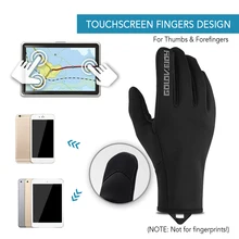 Водонепроницаемые перчатки для катания на лыжах с теплой подкладкой, зимние теплые перчатки для кемпинга, езды на велосипеде, катания на лыжах, рыбалки, пеших прогулок, альпинизма