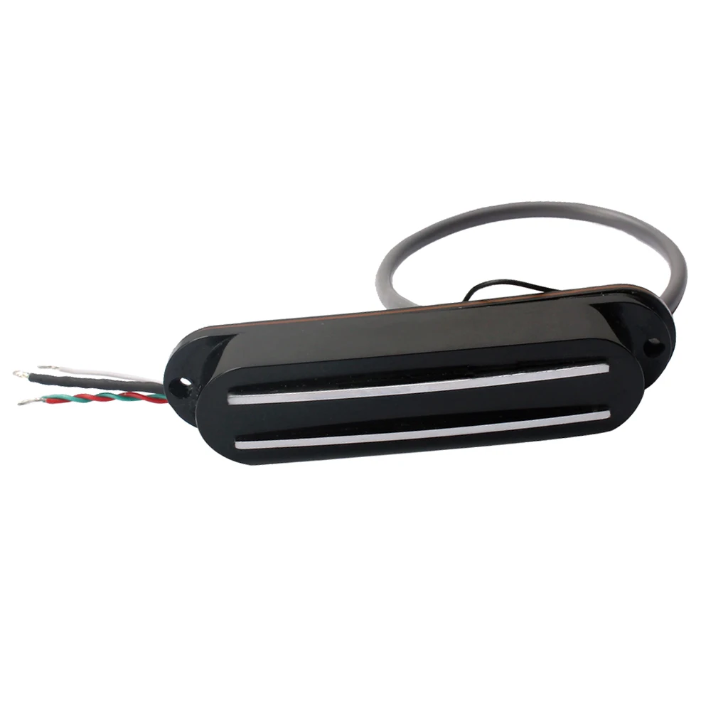 

Black Guitar Dual Track Humbucker Pickup 4 Copper Wires with Screws