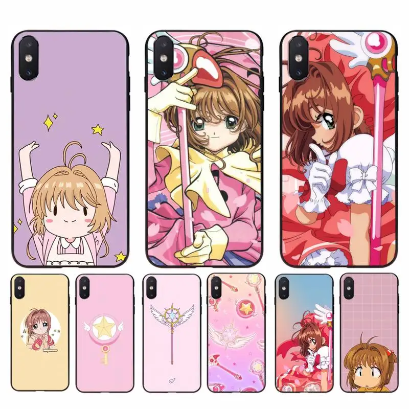 Мягкий чехол для телефона Motirunner card captor sakura iphone 11 Pro Max X XS MAX 6 6s 7 8 plus 5 5S 5SE XR
