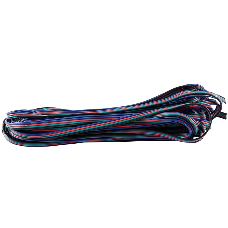 

4 Colors 10M RGB Wire Cable Extension Cable for LED Strip RGB 5050 3528 Rope