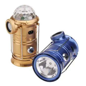 

Mini Portable LED Camping Lamp Outdoor Handle Light with Projection lamp Bluetooth Loudspeaker Stage Light
