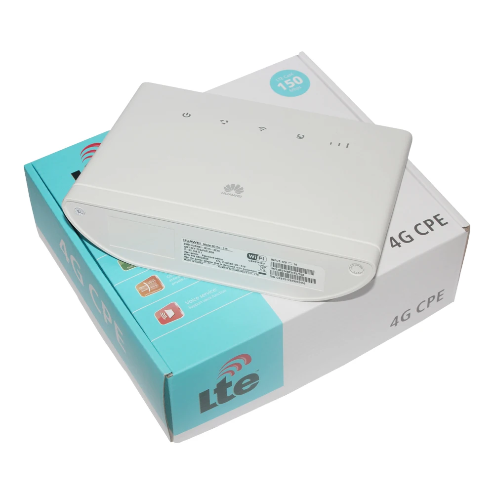 Оригинальный CAT4 150 Мбит/с B315 B315S-519 4G LTE CEP Беспроводной Wi-Fi маршрутизатор с
