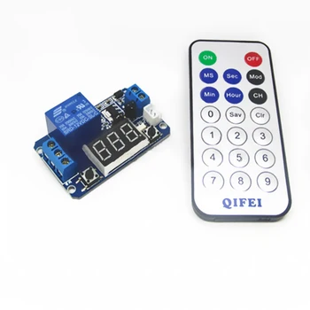 

5V 12V 24V Infrared Remote Control Timer Delay Relay LED Tube Display Module for Arduino