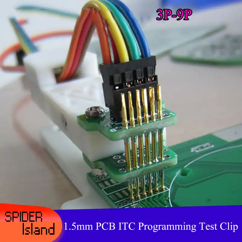 Cadre De Test Pcb Clip Fixation Sonde De Telechargement Programmation De Programme 1 5mm Jtag Outil De Test 3 8pin Test Ict Cable De 30cm Aliexpress