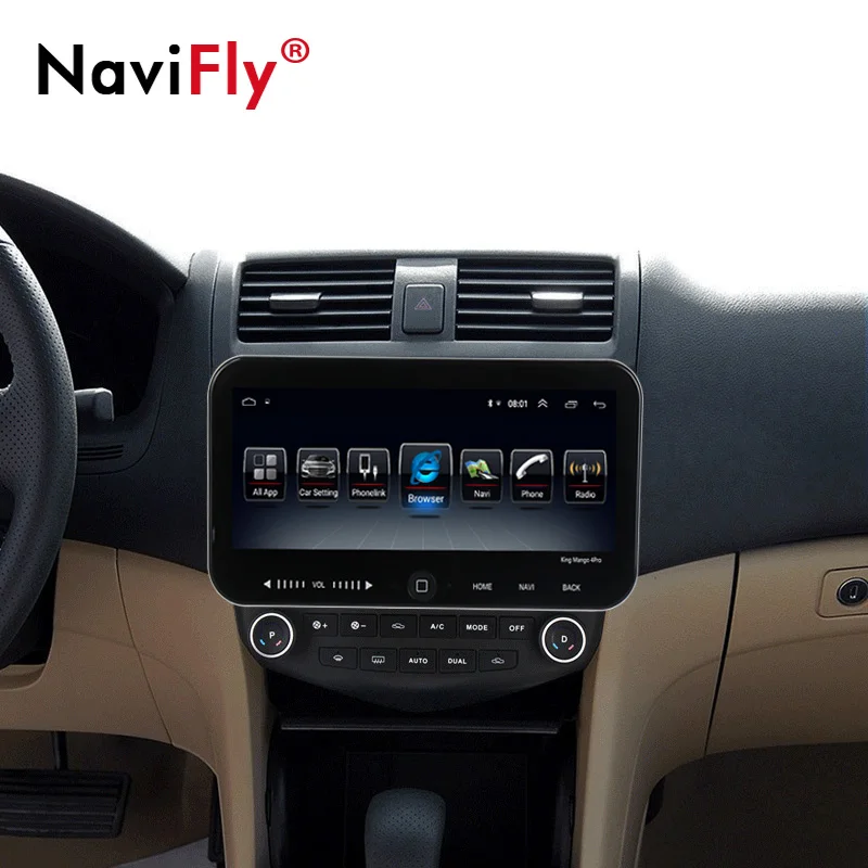 Автомобильный радиоприемник с GPS навигацией 10 25 дюйма IPS DSP Android для Honda ACCORD 7 2003 2007