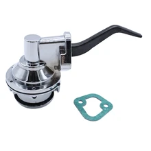 Для небольшого блока SB Ford 221 260 289 302 351, механический топливный насос с двумя клапанами 80 Gph, хромированный Для небольшого блока SB Ford 221 260 289 302 351, механический топливный насос с двумя клапанами 80 Gph, хромированный