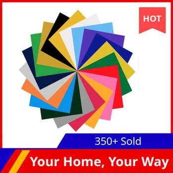 

HTV Heat Transfer Vinyl Bundle 20 Pcs Iron on Vinyl for T-Shirt Colors for Cricut Silhouette Cameo or Heat Press Machine