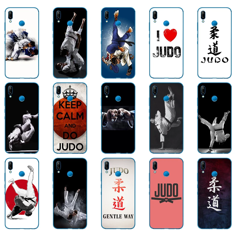 41DD Judo Soft Silicone Cover for Huawei P9 P10 P20 P30 Lite mate 10 20 PRO lite p smart case