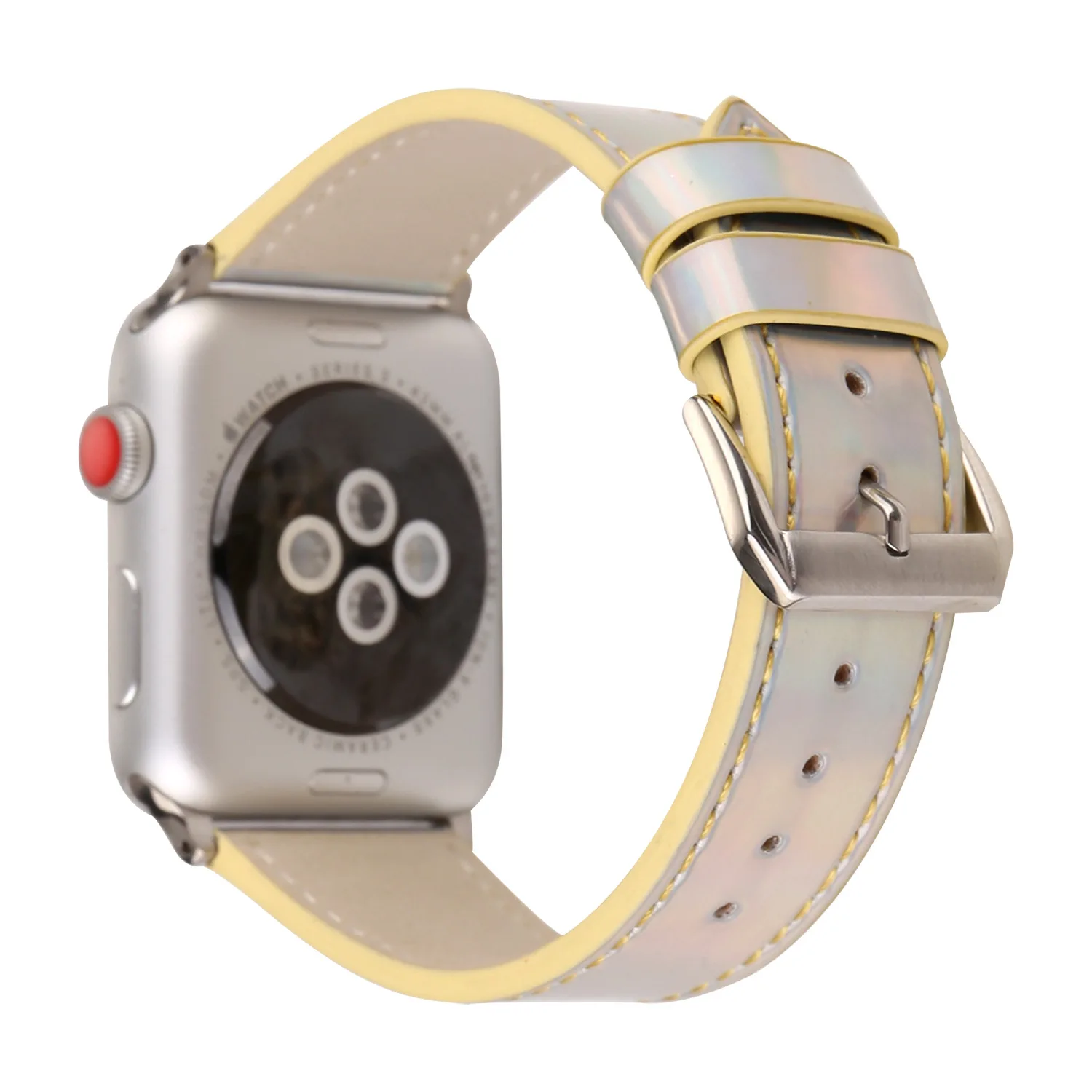 Для Apple Watch 5 4 3 2 ремешок кожаный ремешок для часов 38 мм 42 мм 40 мм 44 мм браслет на запястье ремешок для iwatch 4 3 2 серия 4 ремешок