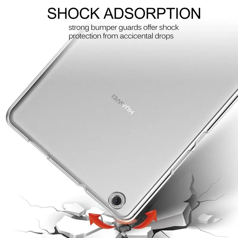 Новый мягкий прозрачный чехол для Huawei Mediapad M5 8 4 дюймов Кристальный ультратонкий