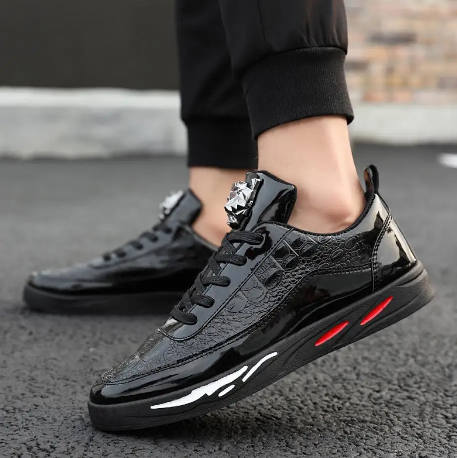Новое поступление весна осень мужские черные кроссовки удобные мужские ...