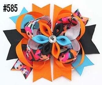 300 шт., новинка, романтические банты для волос, многослойные банты kanzashi, аксессуары для волос для девочек