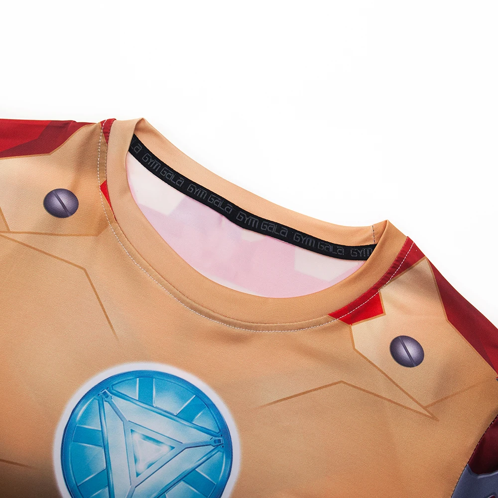 Футболка marvel с Бэтменом, капитаном Америкой, популярная футболка с Суперменом, детские колготки с супергероями, быстросохнущая футболка, летняя одежда