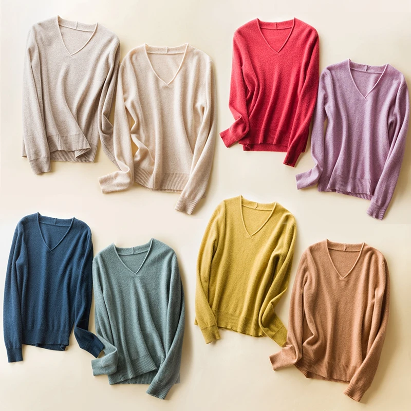 2020 Autumn Winter 100% Cashmere Sweater Fashion