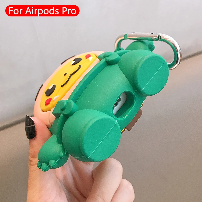 Симпатичные чехлы с героями мультфильмов для Apple Airpods Pro, наушники, силиконовая мягкая кожа, зарядная коробка для Airpods Pro, гарнитура, защитный чехол