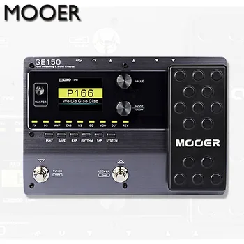 MOOER GE150 Digital Tube AMP Modelling Guitar Multi-Effects Pedal Processor 55 AMP Models 9 Effect Types Loop Recording (80S)
