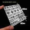 1/100 1/144  Special Water Sticker Logo Record Grade Symbol Leak Spray Plate AJ0076 2