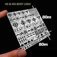 1/100 1/144  Special Water Sticker Logo Record Grade Symbol Leak Spray Plate AJ0076 2