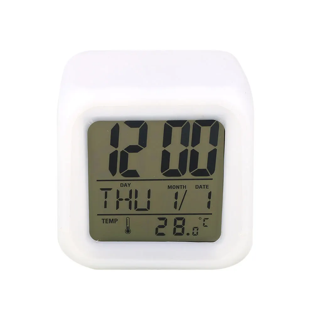 Настольные часы будильник с подсветкой. Термометр Luazon 669277, белый. Будильник Irit ir-603. Цифровой будильник светодиодный с термометром. Luazon часы-будильник.