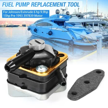 

Fuel Pump Marine Outboard Motor Fuel Pump & Gasket for Johnson Evinrude 6/8/9.9/15 hp Outboard Motor Boat Accessories