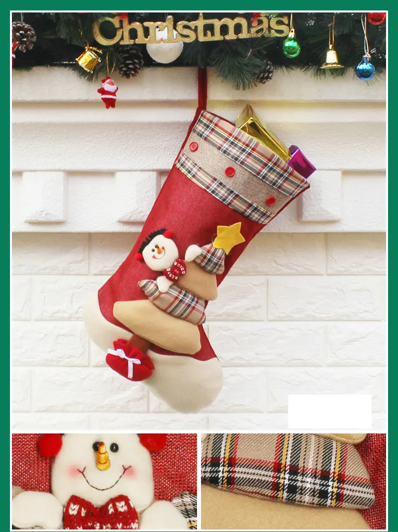 Новые рождественские украшения, Рождественский кулон, товары для рождества, рождественский подарок, носки