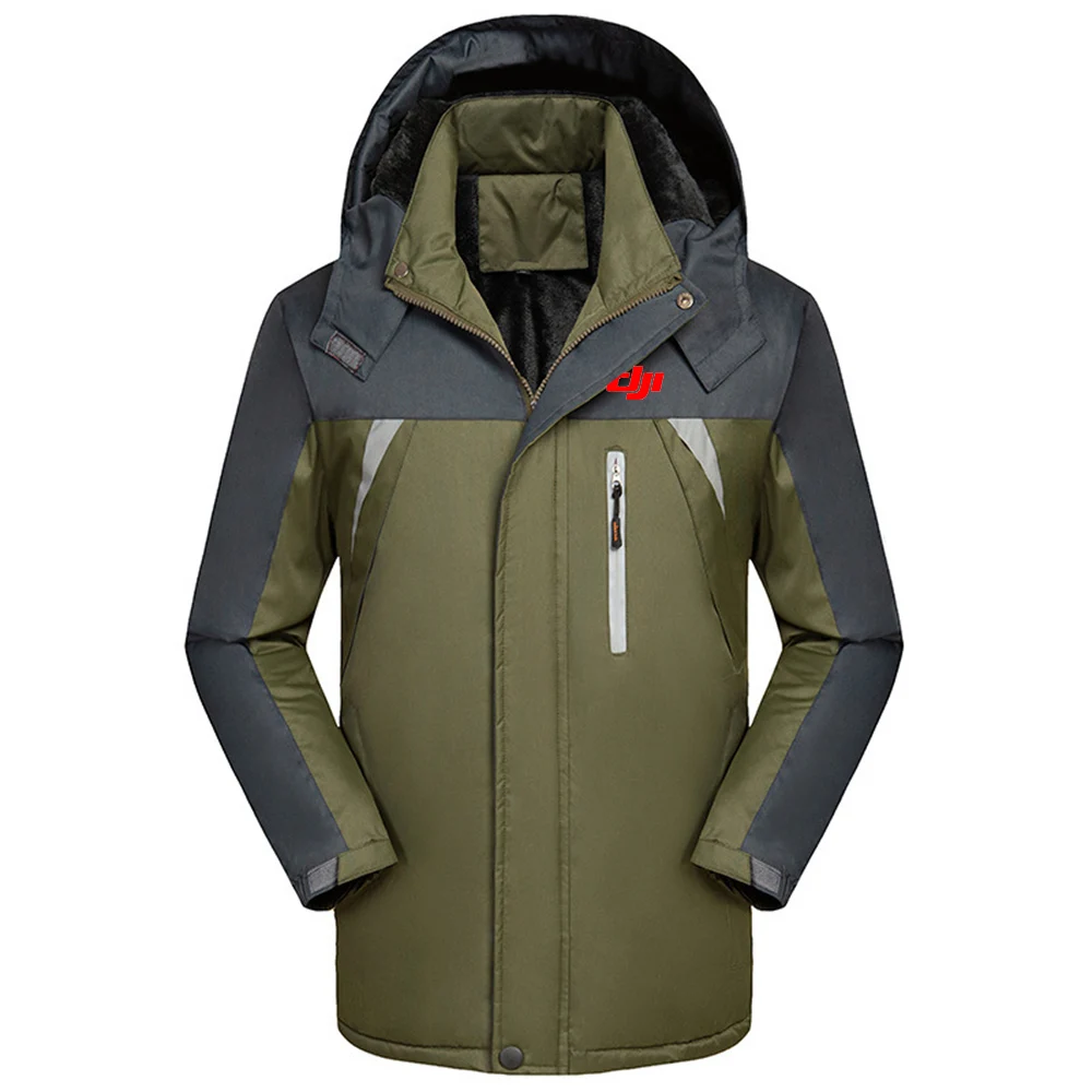 Waterproof Windproof Hooded Jacket for Men Winter