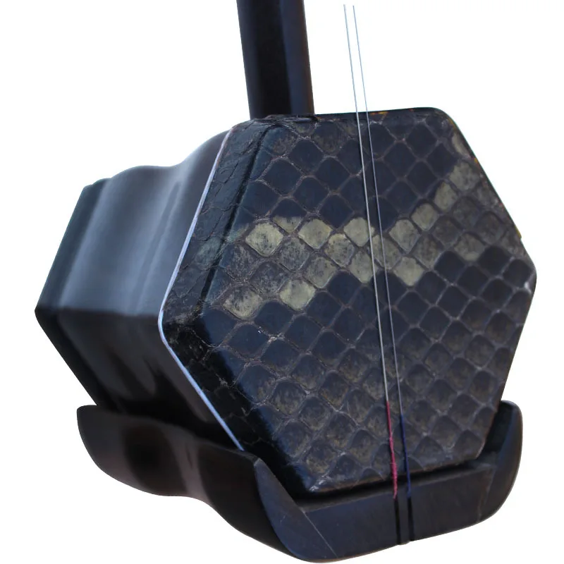 High Quality Black Rosewood erhu Handmade Chinese Music With Hard Case/Tuner/Bow/Rosin/Strings Folk Music Instrument