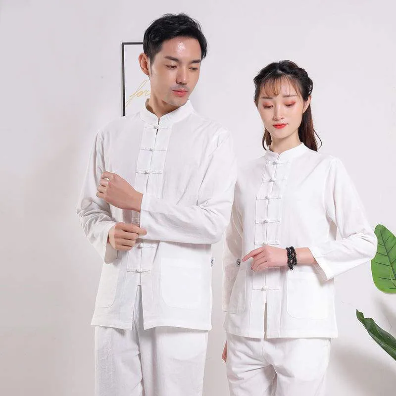 Adult Tai Chi Uniforms 6 Colors Cotton Linen High Quality Wushu Kung fu Clothing For Men And Women Martial arts Wing Chun Suit