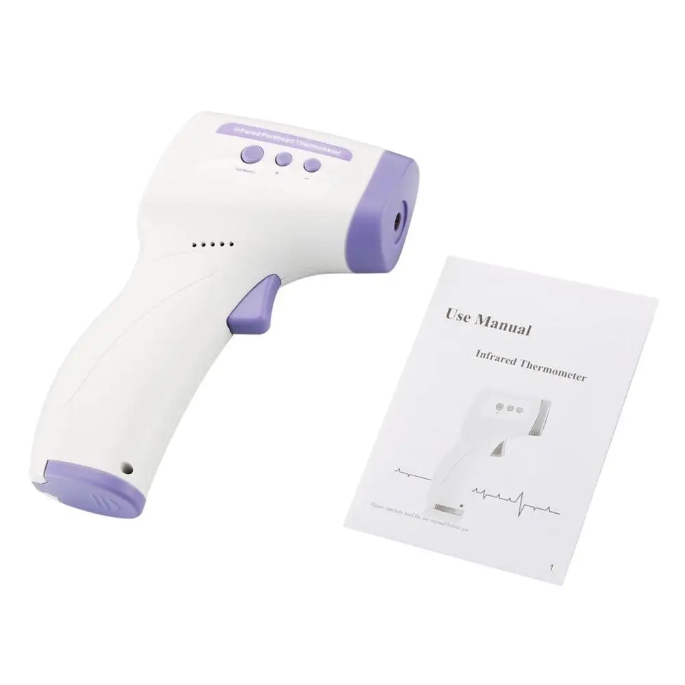1Set Non-contact Infrared Thermometer Baby Adult Infrared Temperature Meter Digital Temperature Gun LCD Display Thermometer