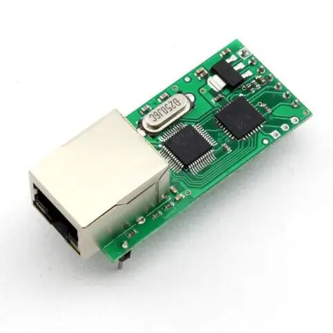 USR-TCP232-T2-módulo convertidor Ethernet Serial, dispositivo pequeño, compatible con DHCP y DNS, UART, TTL a Ethernet, TCPIP