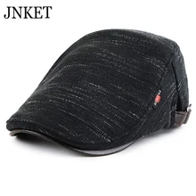 JNKET, Модный осенне-зимний берет, шапка, остроконечная кепка вязаная шапка для мужчин и женщин, плоская кепка Утконос тёплая шапка, Casquette Gorras