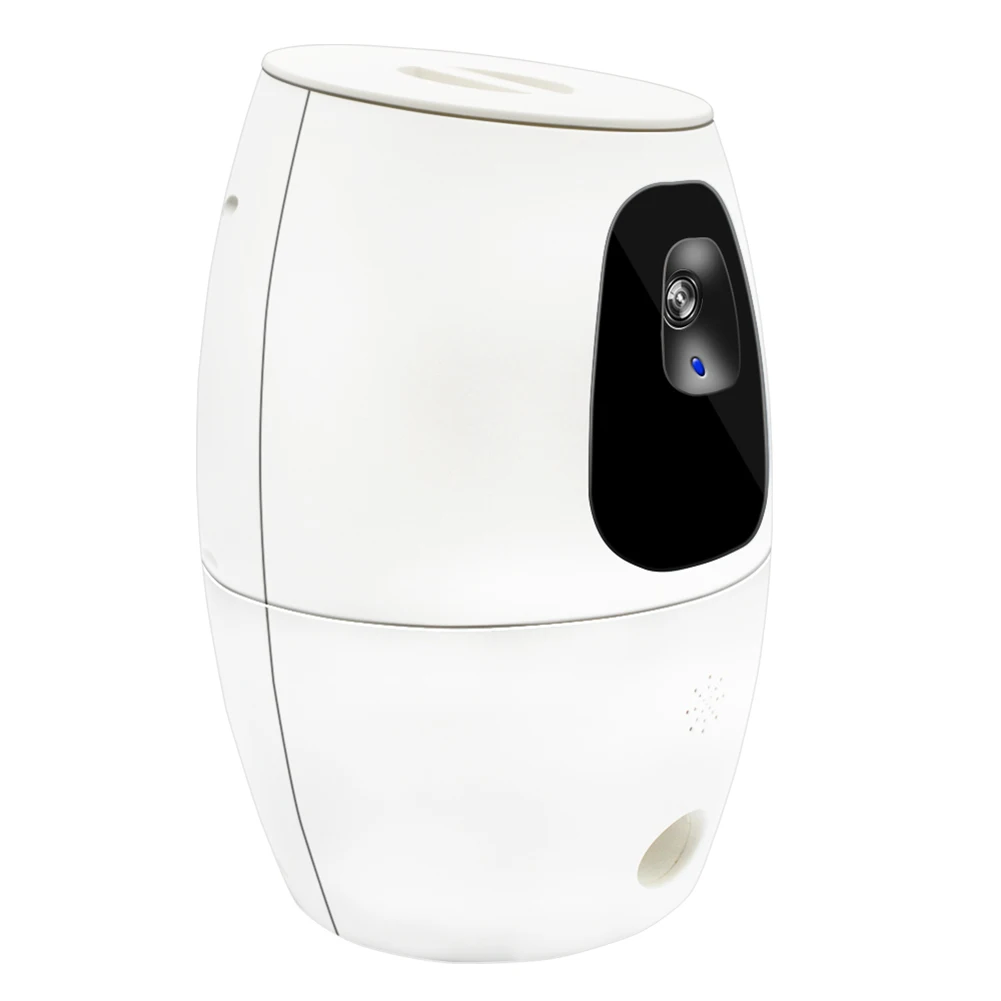 

Smart Home Pet Electric Anti Slip Food Feeding Audio Video WIFI Automatic APP Support Full HD Dog Camera Treat Dispenser
