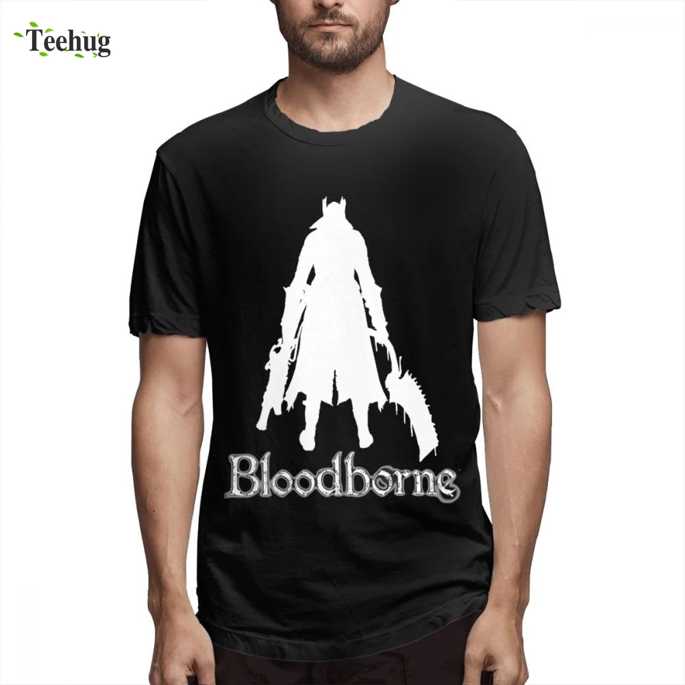 Игра Bloodborne душа демона футболка с круглым вырезом Человек Новое поступление Топ