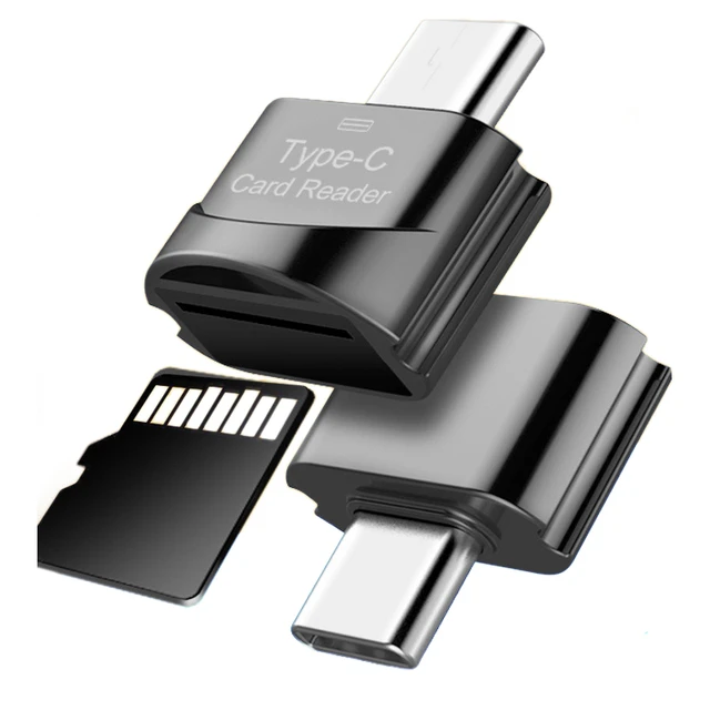 Præfiks køre tjener USB 3.1 High Speed OTG Type-C Card Reader USB-C TF Micro SD Adapter TF