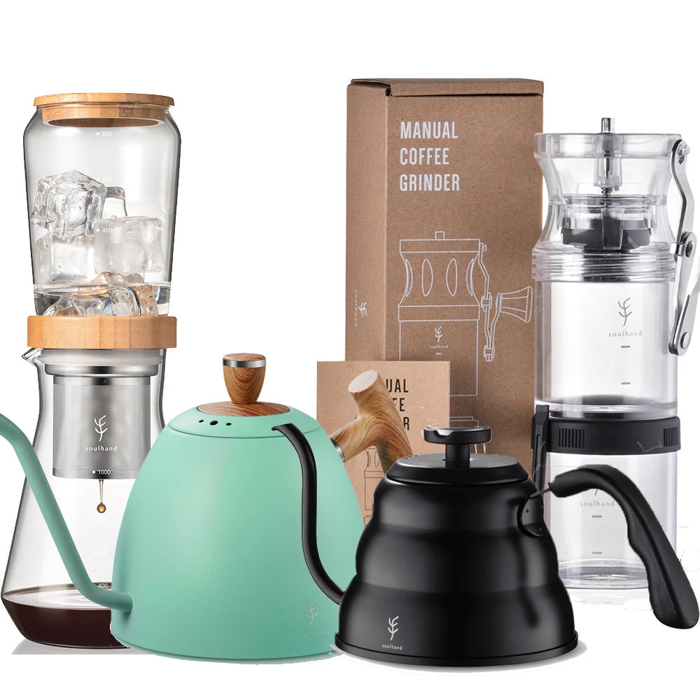 Soulhand Pour Over Set V60 Coffee Kettle Coffee Tea Pot Teapot