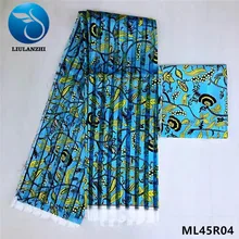 LIULANZHI принты анакра воск дизайн дешевле лента органза 4 ярдов 2 ярдов сатин воск африканская лента для платья швейная ML45R01-21