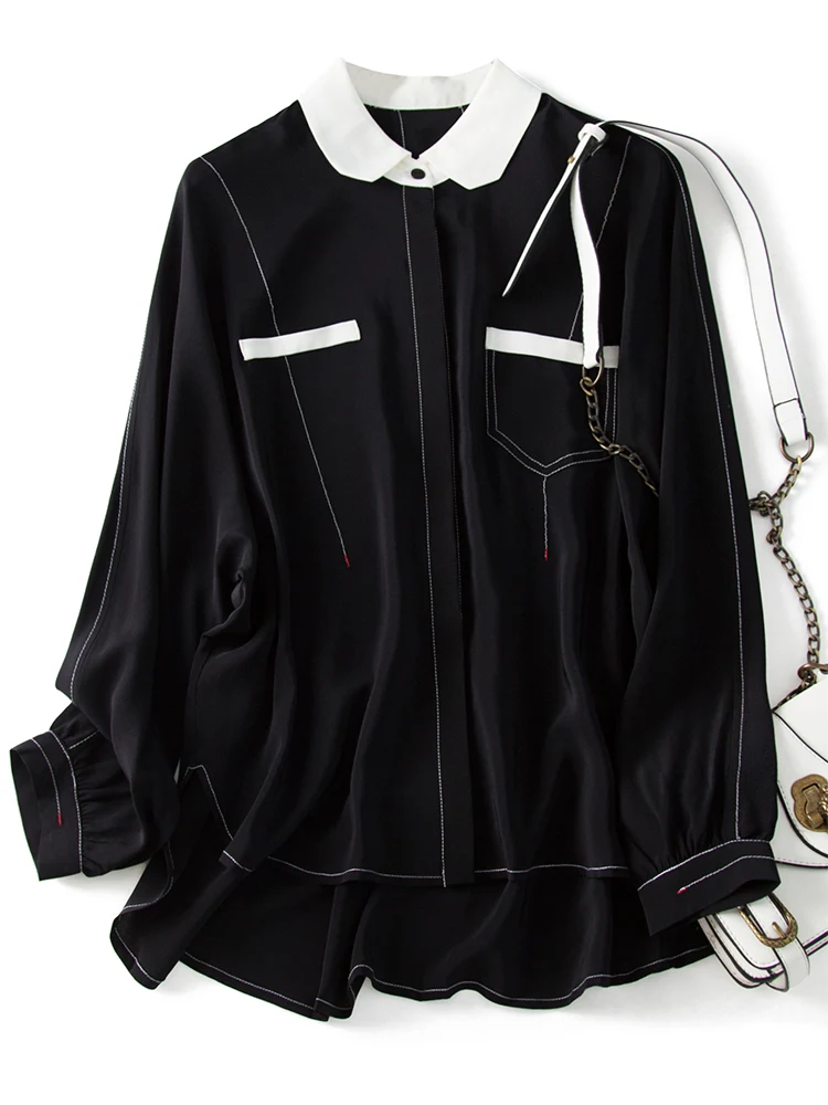 

Shuchan Designer Women Blouse 2019 High Quality Office Lady Blusas Femininas Elegante Korean Fashion Womens Long Sleeve Shirts