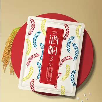 

10Pcs Wine meal face Mask Exfoliation/Moisturizing Shrink pores Anti-Aging Washable Masks Japan Facial masks skin care