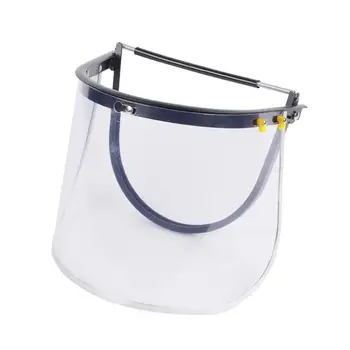 

Anti-Saliva Dustproof Mask Transparent PVC Safety Faces Shields Screen Spare Visors Head Respiratory tract Protection