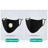 1Pcs Fashion Respirator Mask with Breathing Valve Washable Cotton Activated Carbon Filter PM2.5 Mouth Masks Anti Dust Allergy 5