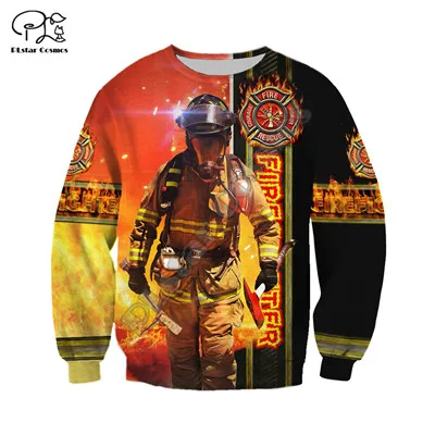 Sweatshirts PLstar Cosmos пожарный мужской костюм супер герой Повседневный Спортивный костюм унисекс 3DPrint на молнии/толстовки/толстовка/куртка/для мужчин/для женщин s6 - Цвет: Sweatshirts