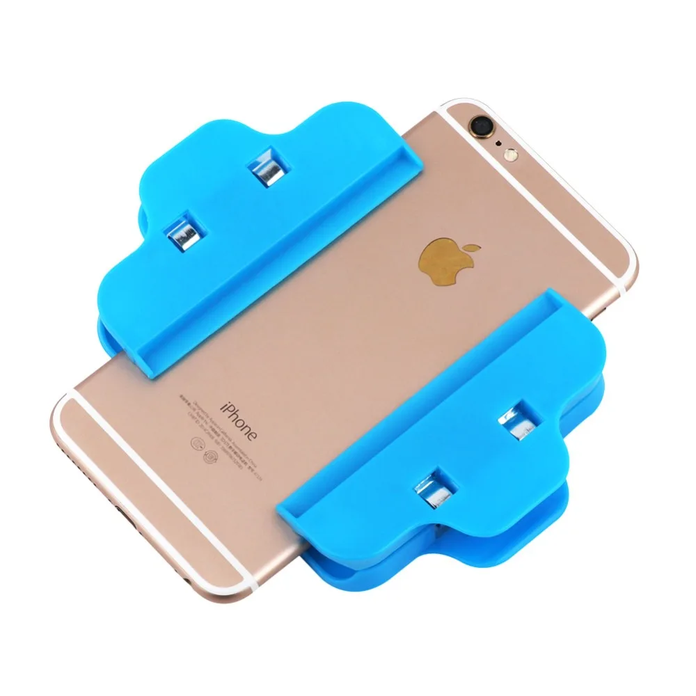 FIXFANS 2Pcs 4 Inch Plastic Clamps Clip Fixture Mobile Phone Repair Tools Kit for iPhone iPad Tablet LCD Screen Fastening Clamp (6)