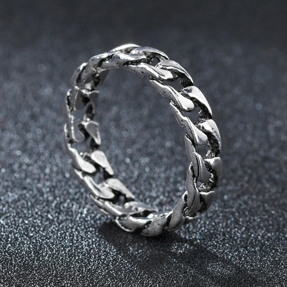 Vintage Stylish Rings for Men Women Rock Roll Fashion Party Jewelry Gift Wholesale - Image 3