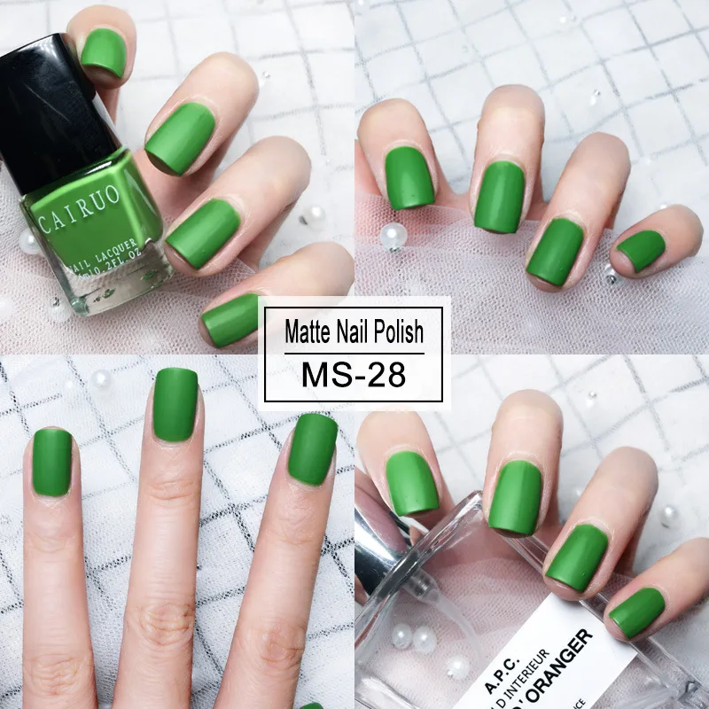

High Quality Nail Polish Pure Nail Color Matte Effect Nail Art Oily Polish Varnish Manicure Nail Art Lacquer Varnish 6ml PO004