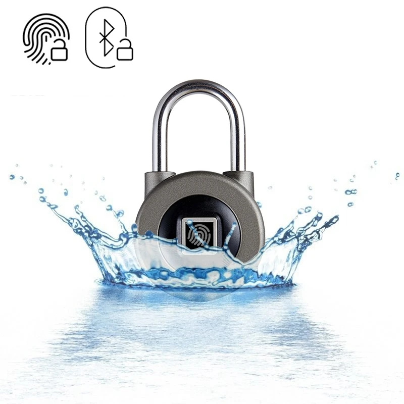 MOOL Keyless мини-замок для отпечатков пальцев, Bluetooth замок, электронный замок, водонепроницаемый замок для разблокировки, замок для мобильного приложения