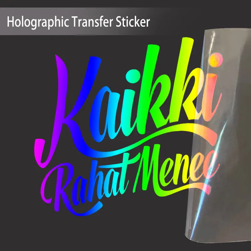 Custom Hologram Uv Transfer Stickers Label Holograma Personalized Diy